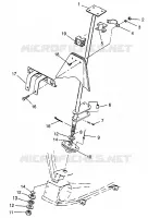 STEERING POST    BIG BOSS 6X6 400L W97AE38A (4940814081B010)