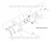 REAR BRAKE CALIPER