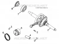ENGINE, CRANKSHAFT AND PISTON