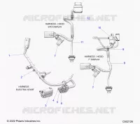 ELECTRICAL, WIRE HARNESS, HOOD, ELEC. START