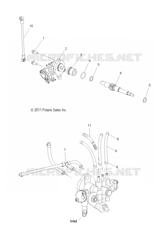 OIL PUMP AND LINES