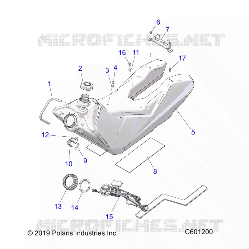 FUEL SYSTEM, FUEL TANK ASM.