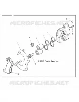 REAR BRAKE CALIPER