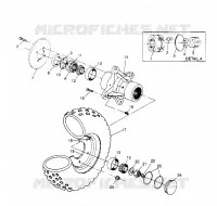 FRONT WHEEL ASSEMBLY SPORTSMAN 4X4 W958040 (4930403040B007)