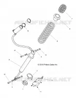 REAR SUSPENSION SHOCK MOUNTING