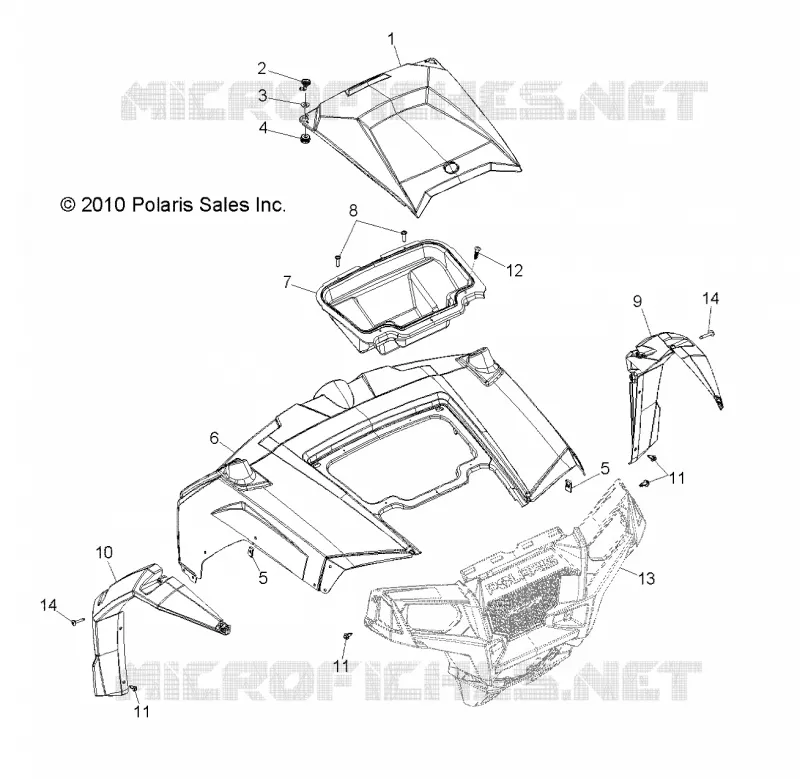 HOOD AND FRONT BODY WORK