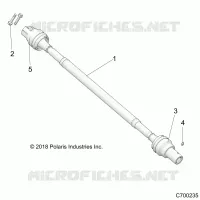 DRIVE TRAIN, REAR PROP SHAFT