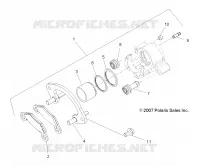 REAR BRAKE CALIPER