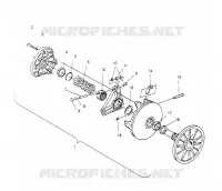 DRIVE CLUTCH ASSEMBLY XLT SP 0966676 AND  EUROPEAN XLT SP E966676 (4931703170B014)