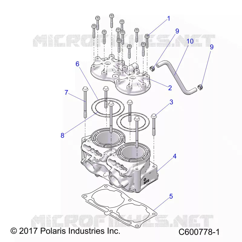 CYLINDER, CYL. HEAD