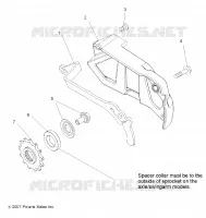 DRIVE TRAIN, FRONT SPROCKET GUARD