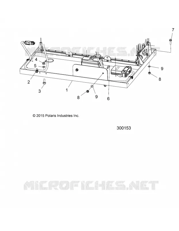 BATTERY TRAY, LI-ION, 8.9KW AND 12KW