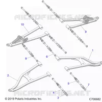 FRONT SUSPENSION CONTROL ARMS