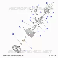 DRIVE TRAIN, PRIMARY CLUTCH