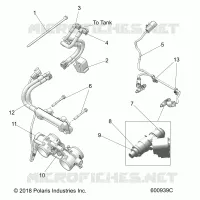 FUEL SYSTEM, RAIL, LINES AND THROTTLE BODY