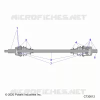 DRIVE TRAIN, FRONT HALF SHAFT