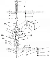 CARBURETOR ULTRA SP 0960678 AND EUROPEAN ULTRA SP E960678 (4937083708C013)