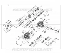 DRIVE TRAIN, MAIN GEARCASE INTERNALS