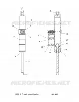 SUSPENSION, REAR SHOCK TRACK (7045297)