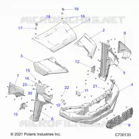 HOOD, AND FRONT FENDERS