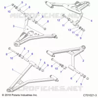 FRONT SUSPENSION CONTROL ARMS