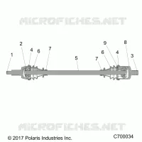 DRIVE TRAIN, FRONT HALF SHAFT