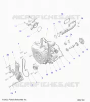 ENGINE, COOLING SYSTEM/WATER PUMP