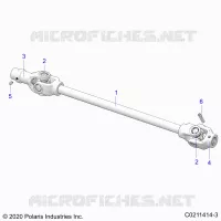 DRIVE TRAIN, FRONT PROP SHAFT