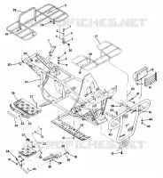 FRAME ASM. W/RACKS 350 4X4