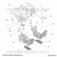 REAR BODYWORK CAB AND FOOTWELL