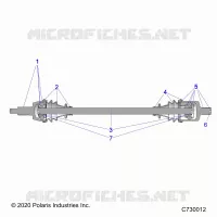DRIVE TRAIN, FRONT HALF SHAFT