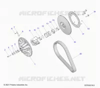 DRIVE TRAIN, SECONDARY CLUTCH