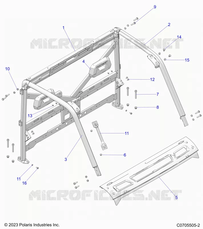 CHASSIS, CAB FRAME