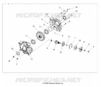 DRIVE TRAIN, REAR GEARCASE INTERNALS