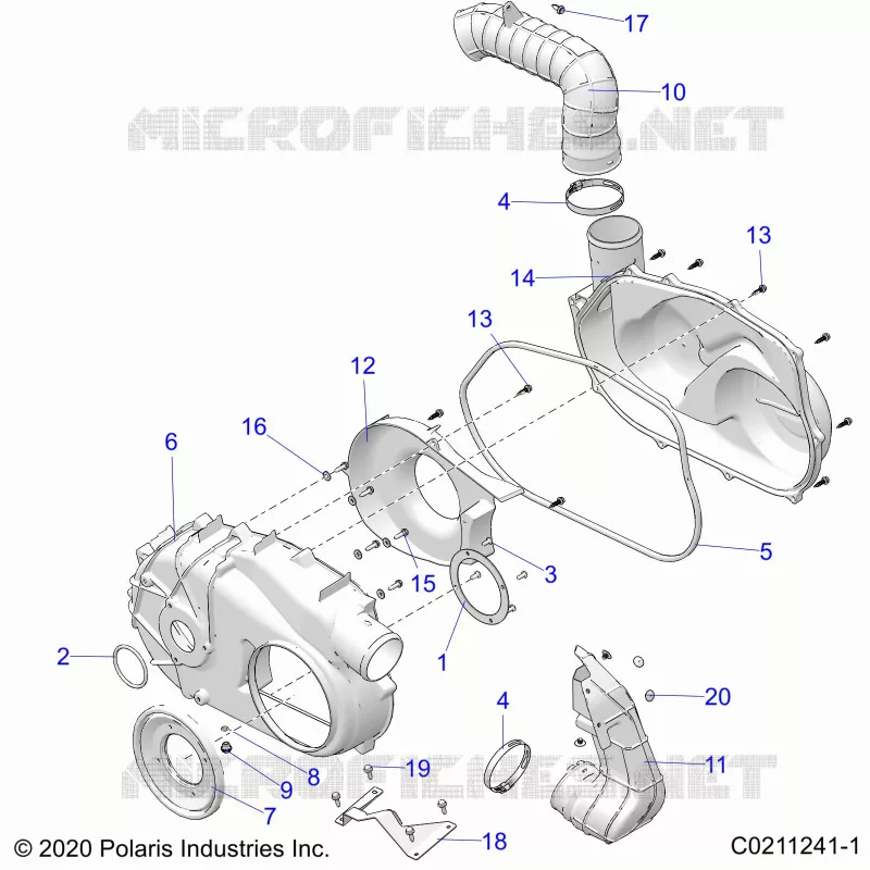 BODY, CLUTCH COVER