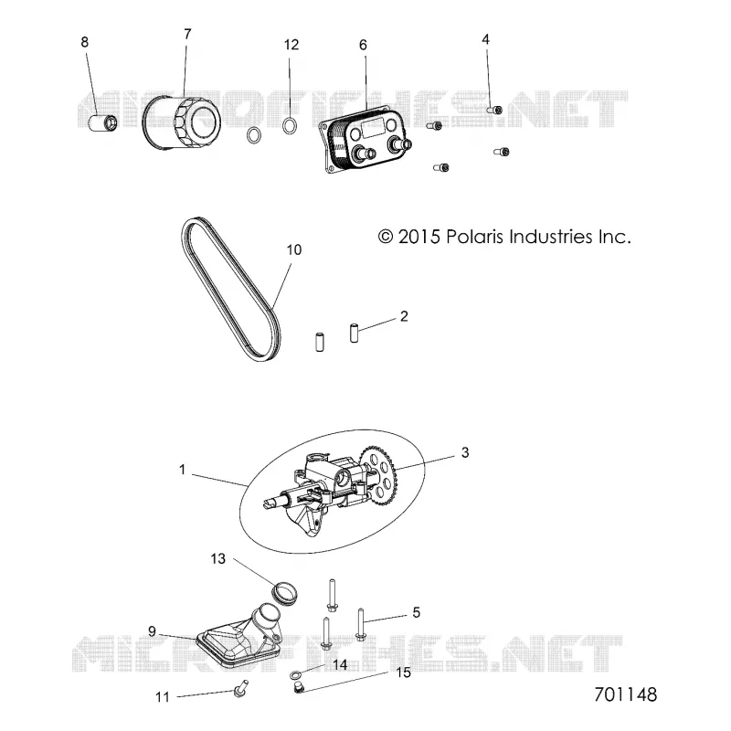 OIL PUMP AND OIL COOLER