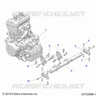 ENGINE, MOUNTING & LONG BLOCK