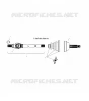 FRONT DRIVE SHAFT (4X4)(6X6)