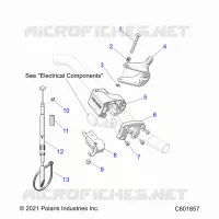 ENGINE, THROTTLE CONTROL ASM.