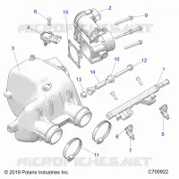 ENGINE, AIR INTAKE MANIFOLD