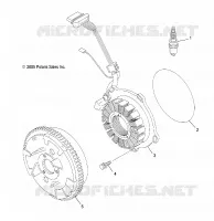 FLYWHEEL AND STATOR