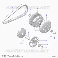 DRIVE TRAIN, PRIMARY CLUTCH