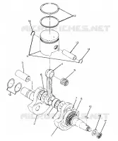 CRANKSHAFT AND PISTON ASSEMBLY (4916341634033A)