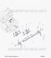 ENGINE, MOUNTING & LONG BLOCK