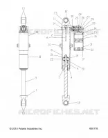 REAR TRACK SHOCK, HI LO ADJ.