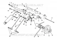 REAR TORQUE ARM (SKS) 500 SKS 0972564 AND EUROPEAN 500 SKS E972564 (4938393839C007)
