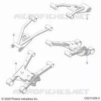 REAR SUSPENSION CONTROL ARMS
