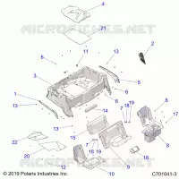 REAR BODYWORK RACK AND FENDERS