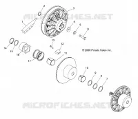 DRIVE TRAIN, SECONDARY CLUTCH