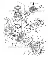CRANKCASE AND CYLINDER SPORT 400L W98BA38C (4947234723C011)
